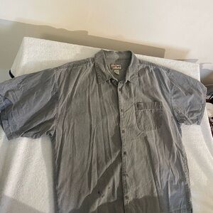 Big Dogs Casual Gray Button-Down Shirt